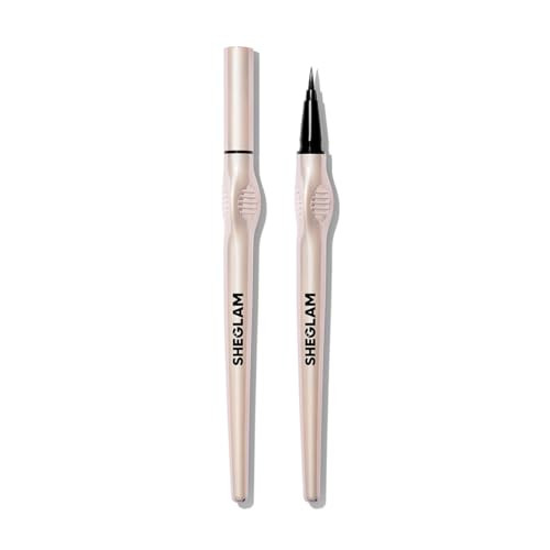 Sheglam Glide Control Liquid Eyeliner Smooth Long-Lasting Waterproof Easy To Grip-Matte Black