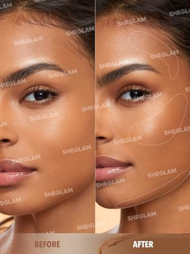 Sheglam Silk Haze Cream Bronzer Blendable Cream Makeup With A Lightweight Formula - Customizable Face Makeup For A Natural Sun-Kissed Glow Long Lasting-Burnt Sienna