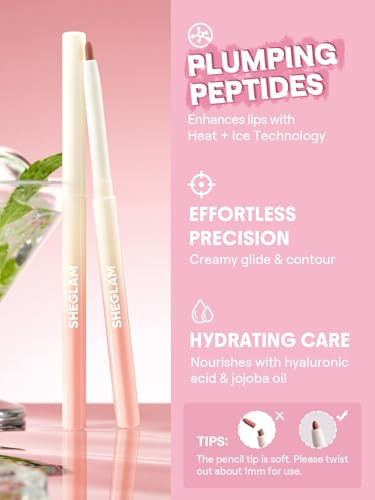 Sheglam Bold Booster Plumping Lip Linerplumps & Moisturizes Cruelty--Mocha Muse