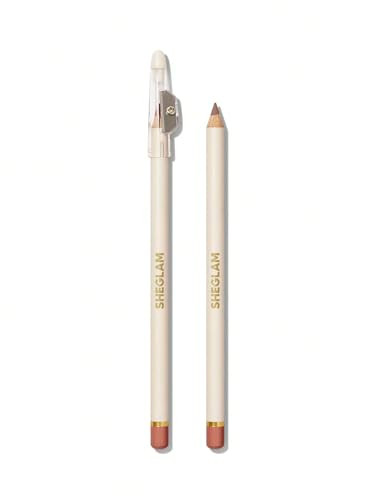 Sheglam Lip Facts Lip Liner Highly-Pigmented Pencil For Shaping & Sculpting Lips Long-Lasting Creamy Make Up-Neutral