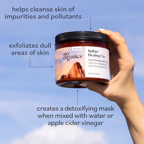 Sky Organics Indian Healing Clay & Fractionated Coconut Oil