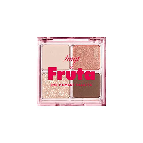 The Face Shop Fruta Eyeshadow Moment Palette  Variaty Colorseasy Blurcompact Size  Mellow Beigedaisy Peachpearl Wave & Brown Bear  1.2G X 4K-Beauty
