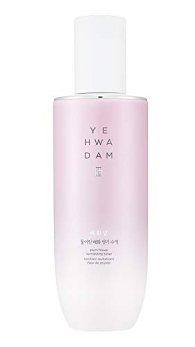 The Face Shop Yehwadam Plum Flower Revitalizing Toner  Fresh Hydration & Nurtures For Dewy & Glowing Skin  Pore Minimizer Skincare  Moisturizing For Clear-Looking & Fully Moisturized Skin