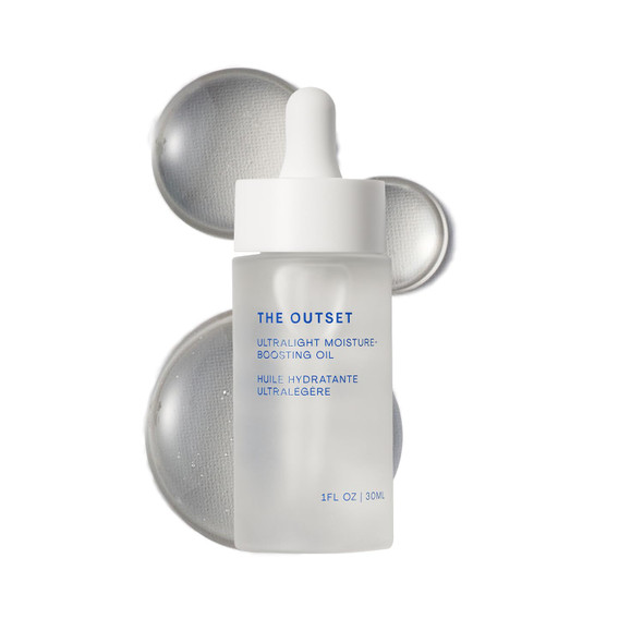 The Outset Ultralight Moisture Boosting Face Oil - Fragrance  With Squalane - Non-Clogging Fast-Absorbing - Clean Vegan Gluten  - All Skin Types Sensitive Skin - 1 Fl Oz