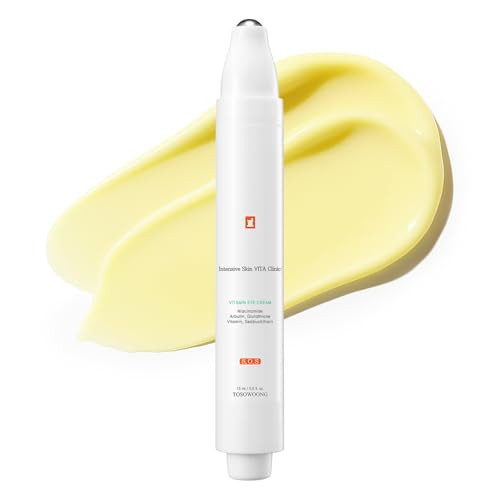 Tosowoong Vita Clinic Vitamin Eye Cream Korean Skincare With 5% Arbutin 2% Niacinamide Hyaluronic Acid Glutathione Seabuckthorn Eye Serum For Fine Lines & Wrinkles Puffiness 15Ml / 0.5 Fl. Oz.