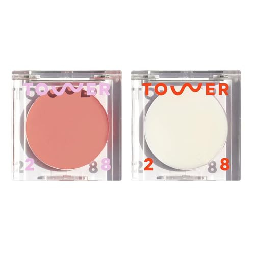 Tower 28 Beauty Beachplease Cream Blush Magic Hour& Tower 28 Beauty Superdew Shimmer- Highlight Balm