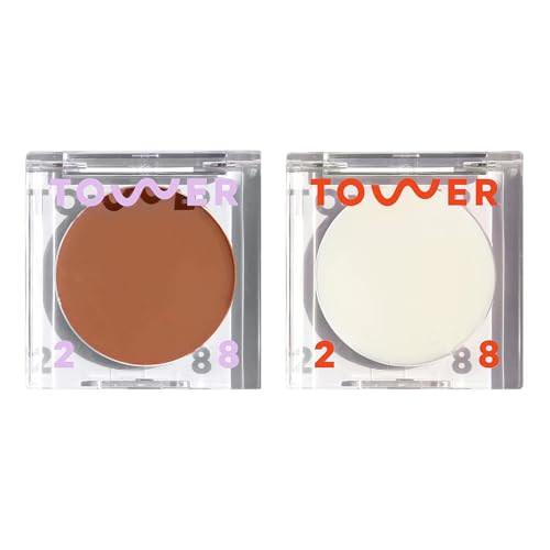 Tower 28 Sculptino Soft-Matte Cream Contour And Bronzer - Clean & Tower 28 Beauty Superdew Shimmer- Highlight Balm