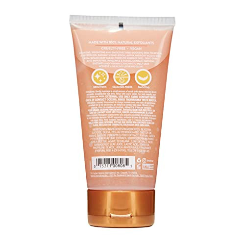 Tree Hut Pineapple & Papaya Brightening Face Scrub  Deep Cleans Pores To Remove Dead Skin & Impurities  Nourishing Essential Body Care  7.4 Fl Oz.