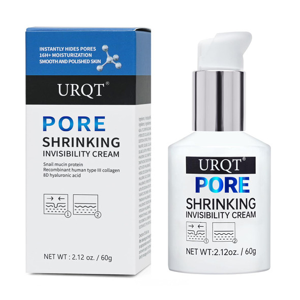 Urqt Pore Shrinking Invisibility Face Primer Pore Invisible Cream Instantly Conceals Hydrates & Smooths -Radiant Lightens Fine Lines Oil Control Firming Nourishing Soothing Base