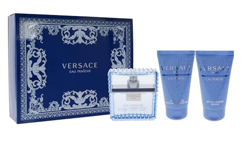 Versace Man Eau Fraiche Fragrance Set 3 Count