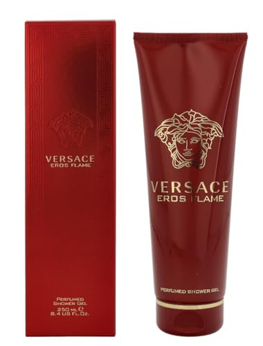 Versace Eros Flame For Men 8.4 Oz Perfumed Shower Gel
