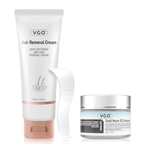 Vgo Snail Mucin Moisturizer + Painless Hair Removal Cream