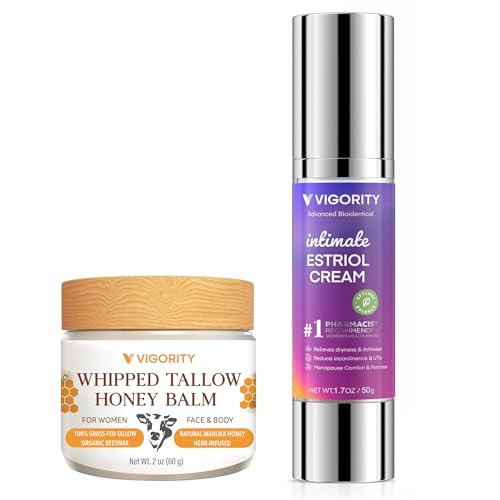 Vigority Beef Tallow And Honey Balm + Intimate Cream