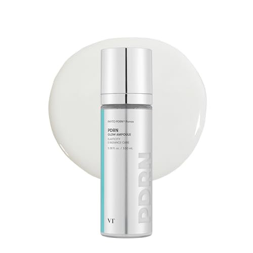 VT COSMETICS PDRN Glow Ampoule PDRN Facial Mist Deep Hydration Spray Serum Vegan Skin Care Light-weight Face Moisturizer Plumping Effect Fragrance- Korean SkinCare (3.38 fl oz / 100 ml)