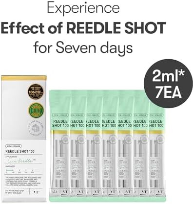 Vt Cosmetics Cica Reedle Shot Ampouler  For Hydrated Skin 0.067Fl Oz7 Pcs (2Ml7)