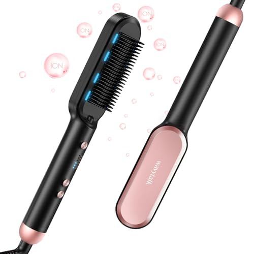 Wavytalk Ionic Hair Straightener Brush And Salon Flat Iron