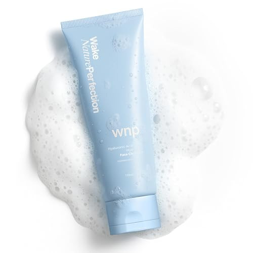 Wnp Centella & 4D Hyaluronic Acid Ultra-Hydrating Gentle Face Cleanser With 50% Amino Acid Ceramide & Centella Asiatica. Gentle Daily Facial Wash For Dry & Sensitive Skin. Vegan Skincare