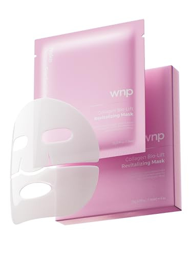 Wnp 6D Bionic Collagen Bioãƒ¢Ã¢Š¬Ã¢‚¬Ëœgel Mask Overnight Deep Hydration With 5.1% Collagen Niacinamide Hyaluronic Acid Firming Antiãƒ¢Ã¢Š¬Ã¢‚¬Ëœaging Brightening For Sensitive Skin 28G X 4