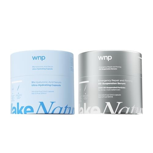 Wnp 3% Hyaluronic Acid And Emergency Repair Serum Set (200 Vials 2 Packs)