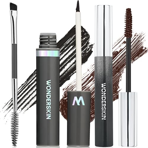 Wonderskin Dream Brow Eye Brow Gel & Brown Rizz Mascara (Black)