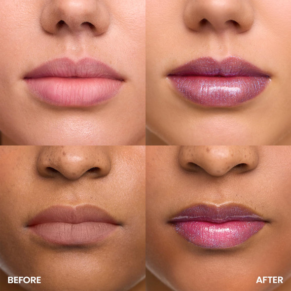 Wonderskin Lip Gloss Blading Top Gloss Clear Glitter Lip Gloss Hydrating And High Shine Finish Lip Makeup (Clear Shine)