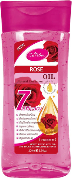 Zaidoc Hyaluronic Acid Massage Oil Body Massage Oil For Body & Face Dry Skin Moisturizing & Relaxing Oil For Couples 6.76 Oz