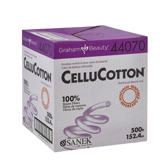 Graham Beauty Cellucotton 44070 Hair Care Coil Rayon White Shape