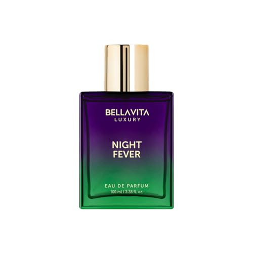 Bellavita Luxury Night Fever Perfume For Women And Men Notes Of Bergamot Mandarin Peach Musk & Vanilla Long Lasting Eau De Parfum For Man And Woman Fruity Premium Unisex Fragrance Scent