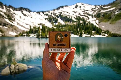 Dr. Squatch Pine Tar Soap 2-Pack Bundle - Mens Bar With Natural Woodsy Scent And Skin Exfoliating Scrub Ã¢‚¬Œ Handmade With Pine Coconut Olive Organic Oils In Usa (2 Bar Set)
