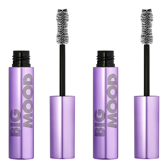 E.L.F. Big Mood Waterproof Mascara Instantly Creates Long-Lasting Bold & Lifted Voluminous Lashes Infused With Jojoba Wax Black 0.30 Fl Oz
