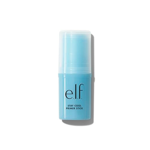 E.L.F. Stay Cool Primer Stick Hydrating Gel Primer Preps Skin For Makeup Imparts A Cooling Feel Infused With Aloe Water Vegan & Cruelty-