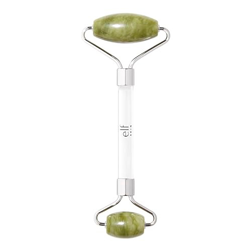 E.L.F. Skin Jade Roller Facial Roller To Massage & Destress Skin Gently Massages Soothes & Boosts Skinã¢‚¬„¢S Vitality Vegan & Cruelty-
