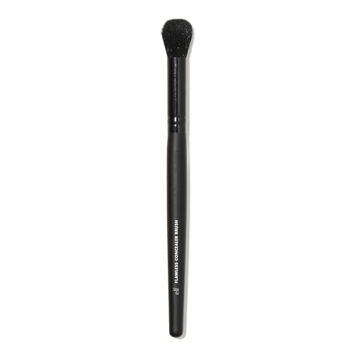 E.L.F. Flawless Concealer Brush Round Shaped Brush For A Smooth Airbrushed Look Great For Blending & Highlighting Vegan & Cruelty-