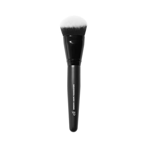 E.L.F. Smooth Swipe Foundation Brush Face Makeup Brush For A Natural-Looking Finish For Liquid & Cream Formulas Vegan & Cruelty-