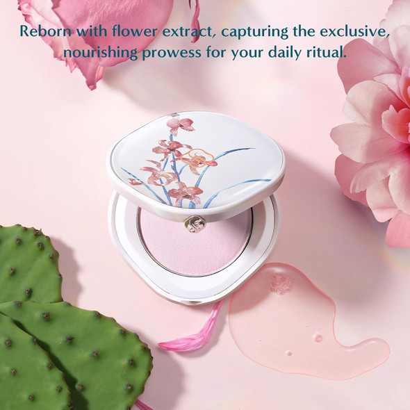 Florasis Ethereal Flush Smooth Powder Blush (Ode To Embroidery) (01 Apricot Milk 1 Count)