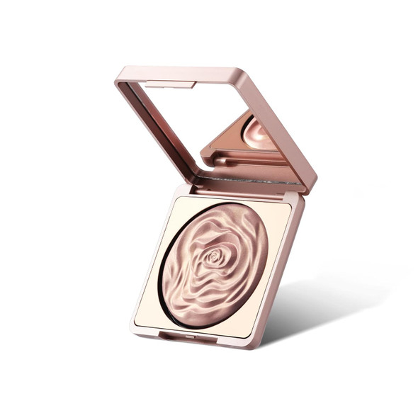 Florasis Ã‚· Peach Blossom Carved Flower Pattern Highlighter 02 Chasing Fireflies: Shimmering Peachy Gold