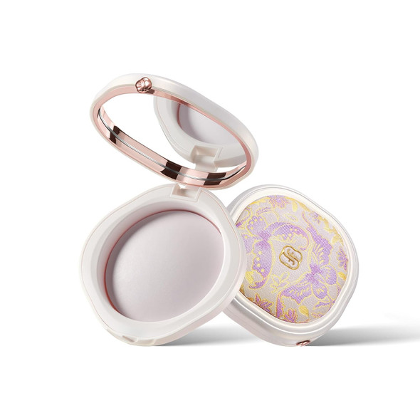Florasis Flawless Jade Breathable Color Correcting Pressed Powder (Song Brocade Prestige Collection) (04 Lavender 1 Count)