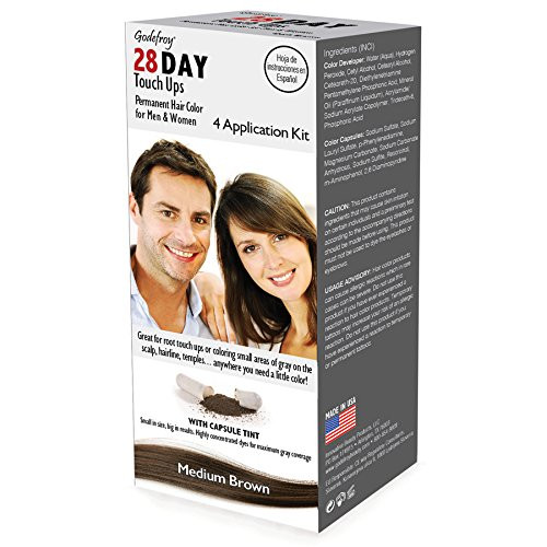 Godefroy 28 Day Touch Ups For Root Touch Up On Small Areas Medium Brown 1 Ounce