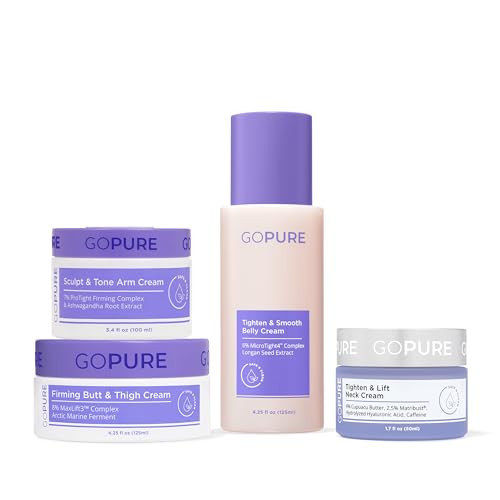 Gopure - Body Confidence Set - Neck Butt & Thigh Arm And Belly Cream