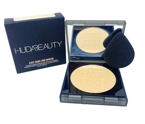 Huda Easy Bake And Snatch Pressed Brightening And Setting Powder - Banana Bread (.29 Oz)