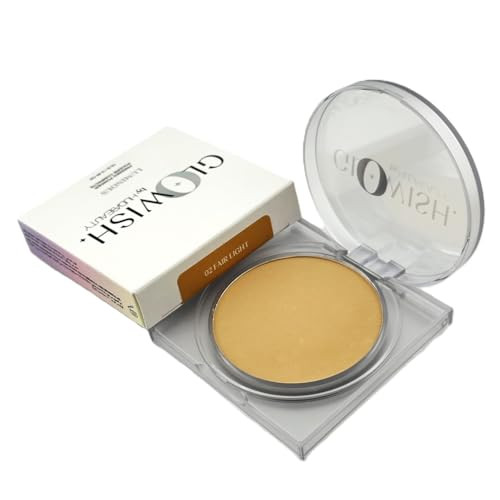 Huda Beauty Glowish Lightweight Blurring Pressed Powder 02 Fair-Light