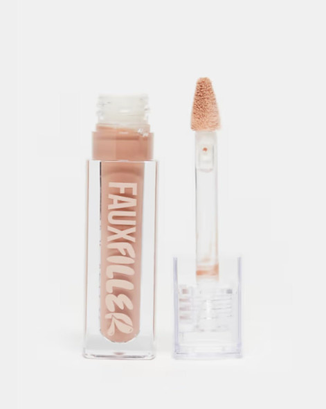 Huda Beauty Faux Filler Extra Shine Lip Gloss - Sugar Baby (Light Pink) .13 Oz / 3.9 Ml