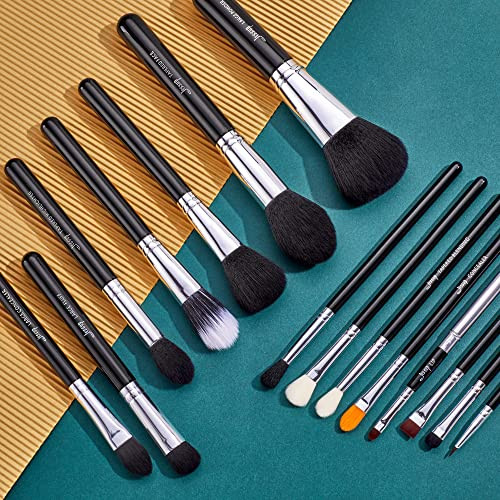 Jessup Makeup Brushes T092 With Foundation Brush+Sponge T882