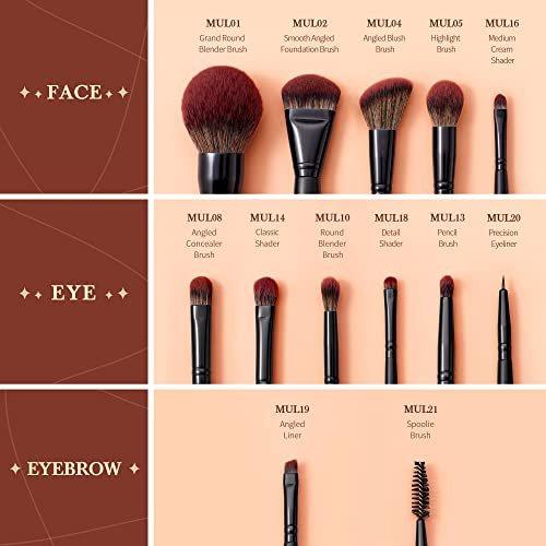 Jessup Makeup Brushes T300 With Eyeshadow Brushes T334
