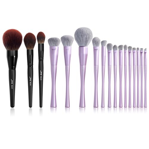 Jessup Large Face Makeup Brushes 3Pcs T274 Bundled With Makeup Brushes Set Professional T512