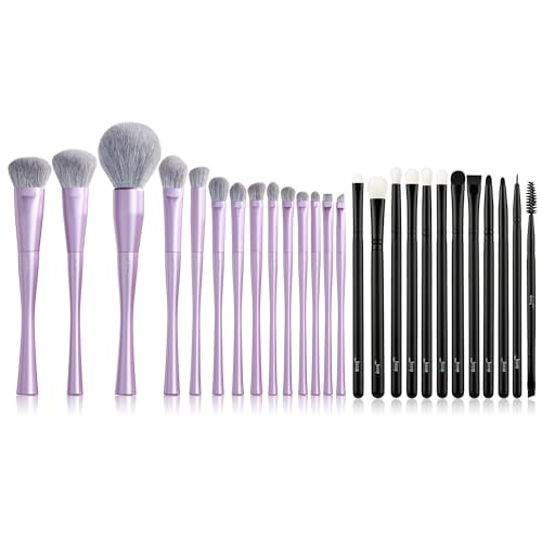 Jessup Eyeshadow Brush Set 12Pcs Black T322 Bundled With Makeup Brushes Set Professional T512