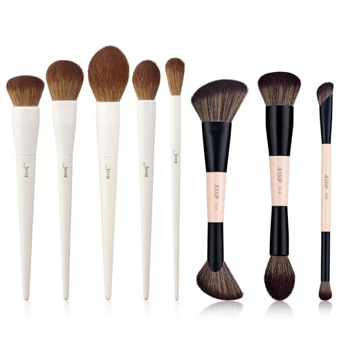 Jessup Face Makeup Brushes 5Pcs T493 Bundled With Face Makeup Brushes T508