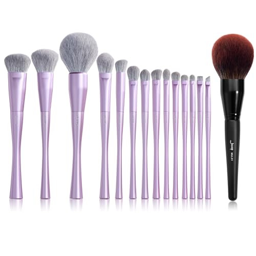 Jessup Powder Makeup Brush For Full Face Mul01 Bundled With Makeup Brushes Set Professional T512