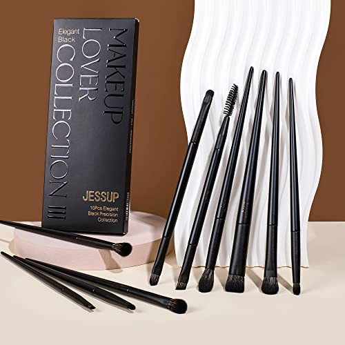 Jessup Eyeshadow Brushes T337 With Foundation Brush+ Makeup Sponge T881