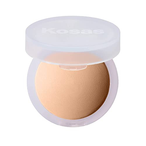 Kosas Cloud Set Face Setting Powder - Smoothing Shine Control Soft Sheer Translucent Makeup Finish Portable & Long-Lasting Loose Pressed Baking Powder - Comfy (Sheer Medium)